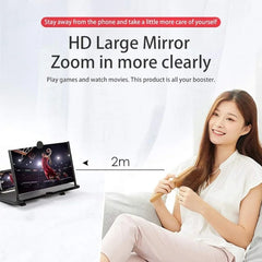 F3 Mobile Screen Magnifier | Enlarged Mobile Screen Amplifier & Eye Protection (Random Color)