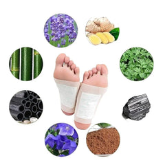 Kinoki Detox Foot Pads | Natural Cleansing Foot Patches for Stress Relief & Better Sleep
