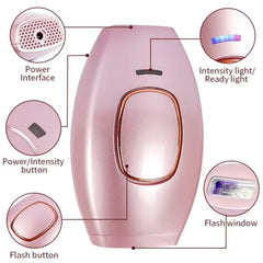 IPL Laser Hair Removal Device | Permanent Hair Reduction Epilator | Painless Body Hair Remover