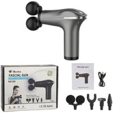 Fascial Tissue Massage Gun | Model BLD-329 | Rechargeable Massage Gun | LCD Display | 4 Massage Heads for Muscle Recovery & Pain Relief