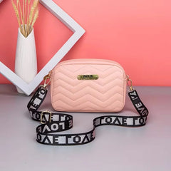 Pink Leather Handbag for Girls & Women | Stylish Shoulder & Crossbody Bag | Daily Use & Gift