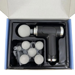 Five Head Massage Gun  | Rechargeable Deep Tissue Muscle Massager | 9 Massage Heads | 6 Speed Levels | Model  BLD-780 | Random color